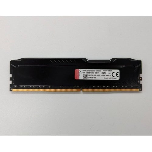 Купить Озу HyperX DDR4 8GB 2666Mhz Fury Black (HX426C16FB2/8) (Восстановлено продавцом, 682948) с проверкой совместимости: обзор, характеристики, цена в Киеве, Днепре, Одессе, Харькове, Украине | интернет-магазин TELEMART.UA фото