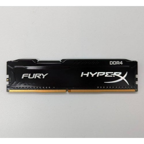 Купить Озу HyperX DDR4 8GB 2666Mhz Fury Black (HX426C16FB2/8) (Восстановлено продавцом, 682948) с проверкой совместимости: обзор, характеристики, цена в Киеве, Днепре, Одессе, Харькове, Украине | интернет-магазин TELEMART.UA фото