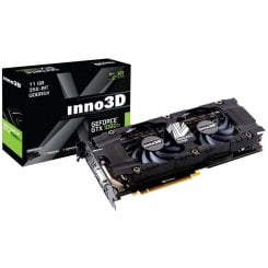 Відеокарта Inno3D GeForce GTX 1080 TI X2 11264MB (N108T-1SDN-Q6MN) (Відновлено продавцем, 682953)