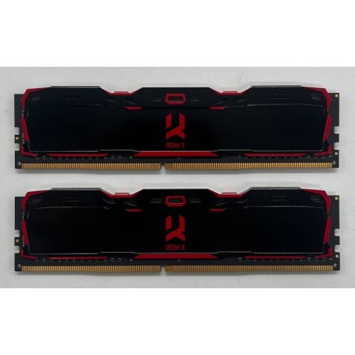 Купить Озу GoodRAM DDR4 16GB (2x8GB) 3200Mhz Iridium X Black (IR-X3200D464L16SA/16GDC) (Восстановлено продавцом, 683002) с проверкой совместимости: обзор, характеристики, цена в Киеве, Днепре, Одессе, Харькове, Украине | интернет-магазин TELEMART.UA фото