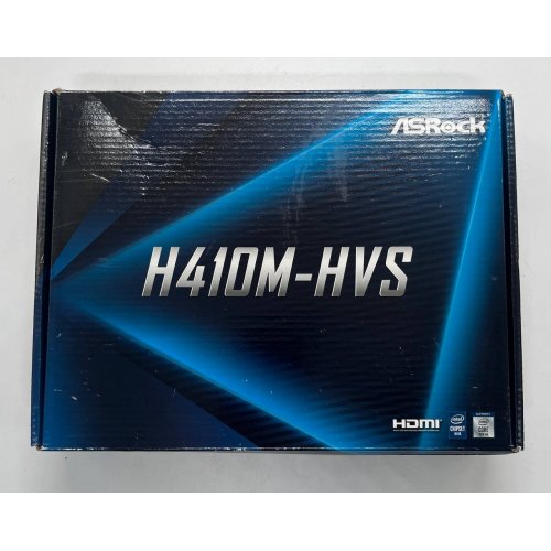 Материнська плата AsRock H410M-HVS (s1200, Intel H410) (Відновлено продавцем, 683018) купити з перевіркою сумісності: огляд, характеристики, ціна у Києві, Львові, Вінниці, Хмельницькому, Івано-Франківську, Україні | інтернет-магазин TELEMART.UA фото