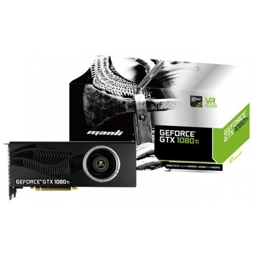 Продати Відеокарта Manli Geforce GTX 1080 Ti 11264MB (M-NGTX1080TI/5RIHPPP-F369G) за Trade-In у інтернет-магазині Телемарт - Київ, Дніпро, Україна фото