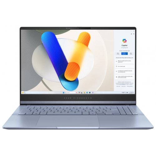 Купити Ноутбук Asus Vivobook S 15 OLED S5506MA-MA077 (90NB14E2-M005U0) Mist Blue - ціна в Києві, Львові, Вінниці, Хмельницькому, Франківську, Україні | інтернет-магазин TELEMART.UA фото