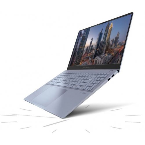 Купити Ноутбук Asus Vivobook S 15 OLED S5506MA-MA077 (90NB14E2-M005U0) Mist Blue - ціна в Києві, Львові, Вінниці, Хмельницькому, Франківську, Україні | інтернет-магазин TELEMART.UA фото