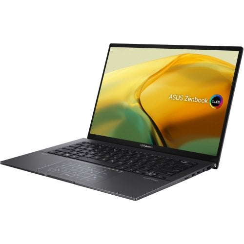 Купить Ноутбук Asus Zenbook 14 OLED UM3402YA-KM697 (90NB0W95-M016W0) Jade Black - цена в Харькове, Киеве, Днепре, Одессе
в интернет-магазине Telemart фото