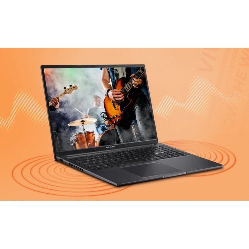 Купити Ноутбук Asus Vivobook 16 M1605YA-MB541 (90NB10R1-M00V60) Indie Black - ціна в Києві, Львові, Вінниці, Хмельницькому, Франківську, Україні | інтернет-магазин TELEMART.UA фото