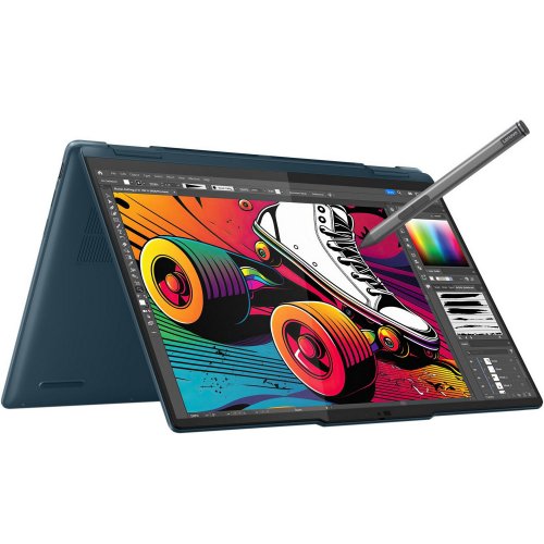 Купить Ноутбук Lenovo Yoga 7 2-in-1 14IML9 (83DJ00CNRA) Tidal Teal - цена в Харькове, Киеве, Днепре, Одессе
в интернет-магазине Telemart фото