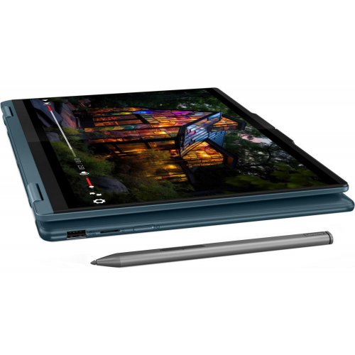 Купити Ноутбук Lenovo Yoga 7 2-in-1 14IML9 (83DJ00CNRA) Tidal Teal - ціна в Києві, Львові, Вінниці, Хмельницькому, Франківську, Україні | інтернет-магазин TELEMART.UA фото