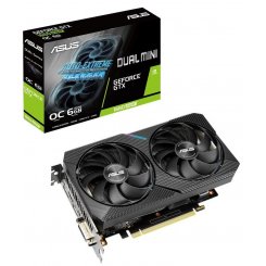 Видеокарта Asus GeForce GTX 1660 SUPER Dual Mini OC 6144MB (DUAL-GTX1660S-O6G-MINI) (Восстановлено продавцом, 683937)