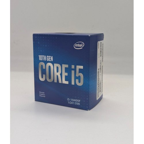 Купить Процессор Intel Core i5-10400F 2.9(4.3)GHz s1200 Box (BX8070110400F) (Восстановлено продавцом, 683938) с проверкой совместимости: обзор, характеристики, цена в Киеве, Днепре, Одессе, Харькове, Украине | интернет-магазин TELEMART.UA фото