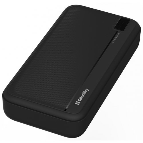 Купити Powerbank ColorWay 20000mAh High-Power 22.5W (CW-PB200LPA4BK-PD) Black - ціна в Києві, Львові, Вінниці, Хмельницькому, Франківську, Україні | інтернет-магазин TELEMART.UA фото