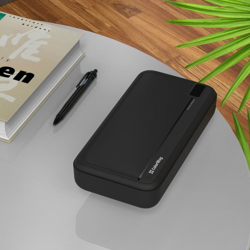 Купити Powerbank ColorWay 20000mAh High-Power 22.5W (CW-PB200LPA4BK-PD) Black - ціна в Києві, Львові, Вінниці, Хмельницькому, Франківську, Україні | інтернет-магазин TELEMART.UA фото