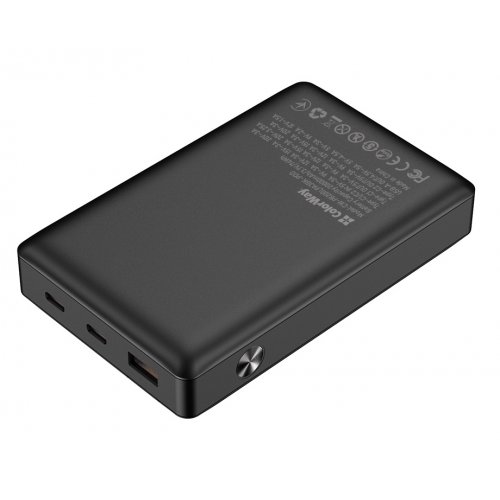 Купити Powerbank ColorWay 20000mAh Powerful 65W (CW-PB200LPA3BK-PDD) Black - ціна в Києві, Львові, Вінниці, Хмельницькому, Франківську, Україні | інтернет-магазин TELEMART.UA фото