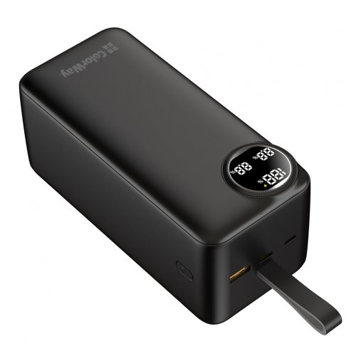 Купить Powerbank ColorWay 50000mAh LCD 22.5W (CW-PB500LPA4BK-PDD) Black - цена в Харькове, Киеве, Днепре, Одессе
в интернет-магазине Telemart фото