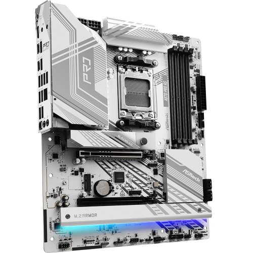 Купить Материнская плата AsRock X870 Pro RS (sAM5, AMD X870) с проверкой совместимости: обзор, характеристики, цена в Киеве, Днепре, Одессе, Харькове, Украине | интернет-магазин TELEMART.UA фото