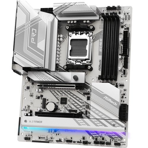 Материнська плата AsRock X870 Pro RS (sAM5, AMD X870) купити з перевіркою сумісності: огляд, характеристики, ціна у Києві, Львові, Вінниці, Хмельницькому, Івано-Франківську, Україні | інтернет-магазин TELEMART.UA фото