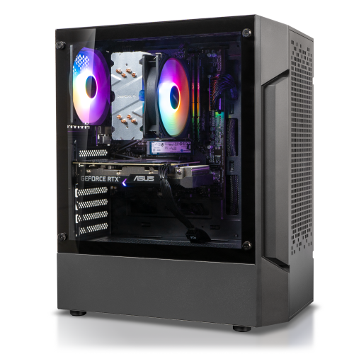 Купити Комп'ютер HEXO Gaming RTX4060 Base (HGB-3600N4060-16S500BKSH) Black/Shadow - ціна в Києві, Львові, Вінниці, Хмельницькому, Франківську, Україні | інтернет-магазин TELEMART.UA фото