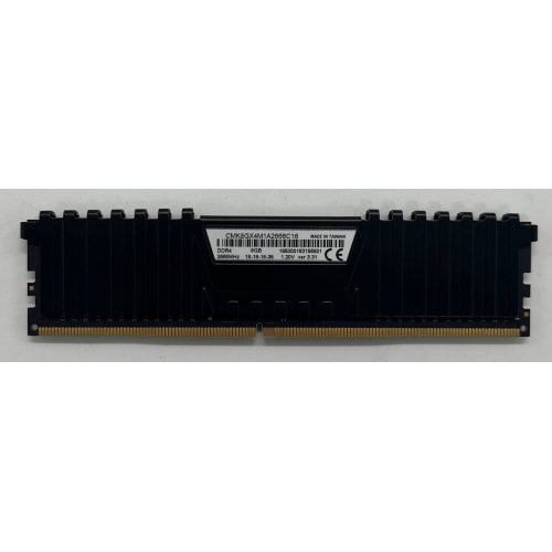 Озп Corsair DDR4 8GB 2666Mhz Vengeance LPX (CMK8GX4M1A2666C16) Black (Відновлено продавцем, 684010) купити з перевіркою сумісності: огляд, характеристики, ціна у Києві, Львові, Вінниці, Хмельницькому, Івано-Франківську, Україні | інтернет-магазин TELEMART.UA фото