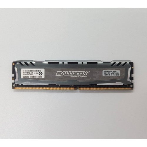 Озп Crucial DDR4 8GB 2400Mhz Ballistix Sport (BLS8G4D240FSB) (Відновлено продавцем, 684069) купити з перевіркою сумісності: огляд, характеристики, ціна у Києві, Львові, Вінниці, Хмельницькому, Івано-Франківську, Україні | інтернет-магазин TELEMART.UA фото