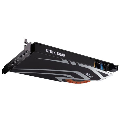 Купить Уценка звуковая карта Asus Strix Soar (90YB00J0-M1UA00) (Повреждена упаковка, 684070) с проверкой совместимости: обзор, характеристики, цена в Киеве, Днепре, Одессе, Харькове, Украине | интернет-магазин TELEMART.UA фото