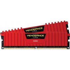 Озу Corsair DDR4 32GB (2x16GB) 3000Mhz Vengeance LPX (CMK32GX4M2B3000C15R) Red (Восстановлено продавцом, 684071)