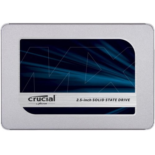 Ssd-диск Crucial MX500 TLC 500GB 2.5" (CT500MX500SSD1) (Відновлено продавцем, 684278) купити з перевіркою сумісності: огляд, характеристики, ціна у Києві, Львові, Вінниці, Хмельницькому, Івано-Франківську, Україні | інтернет-магазин TELEMART.UA фото