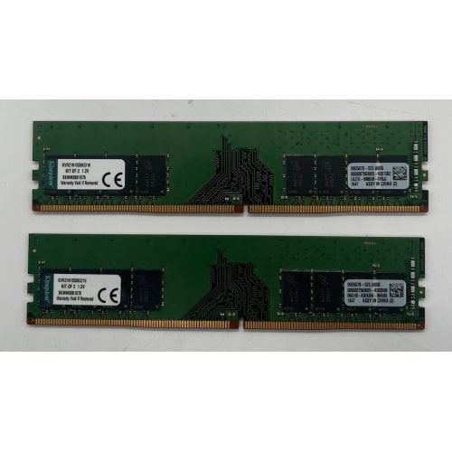 Озп Kingston DDR4 8GB (2x4GB) 2133Mhz (KVR21N15S8K2/16) (Відновлено продавцем, 684279) купити з перевіркою сумісності: огляд, характеристики, ціна у Києві, Львові, Вінниці, Хмельницькому, Івано-Франківську, Україні | інтернет-магазин TELEMART.UA фото