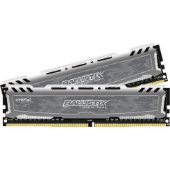 Озп Crucial DDR4 16GB (2x8GB) 3200Mhz Ballistix Sport LT Gray (BLS2K8G4D32AESBK) (Відновлено продавцем, 684284)