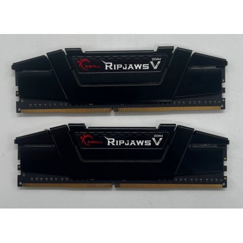 Озп G.Skill DDR4 64GB (2x32GB) 3200Mhz Ripjaws V (F4-3200C16D-64GVK) (Відновлено продавцем, 684286) купити з перевіркою сумісності: огляд, характеристики, ціна у Києві, Львові, Вінниці, Хмельницькому, Івано-Франківську, Україні | інтернет-магазин TELEMART.UA фото