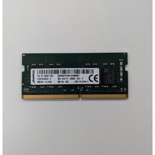 Озп Kingston SODIMM DDR4 8GB 3200Mhz (LV32D4S2S8HD-8) (Відновлено продавцем, 684292) купити з перевіркою сумісності: огляд, характеристики, ціна у Києві, Львові, Вінниці, Хмельницькому, Івано-Франківську, Україні | інтернет-магазин TELEMART.UA фото