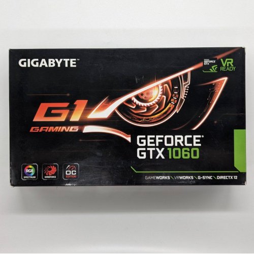 Купить Видеокарта Gigabyte GeForce GTX 1060 G1 Gaming 3072MB (GV-N1060G1 GAMING-3GD) (Восстановлено продавцом, 684372) с проверкой совместимости: обзор, характеристики, цена в Киеве, Днепре, Одессе, Харькове, Украине | интернет-магазин TELEMART.UA фото