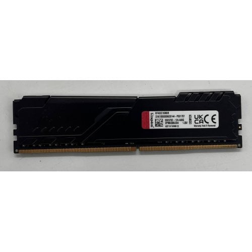 Озп Kingston DDR4 8GB 3200Mhz FURY Beast Black (KF432C16BB/8) (Відновлено продавцем, 684389) купити з перевіркою сумісності: огляд, характеристики, ціна у Києві, Львові, Вінниці, Хмельницькому, Івано-Франківську, Україні | інтернет-магазин TELEMART.UA фото