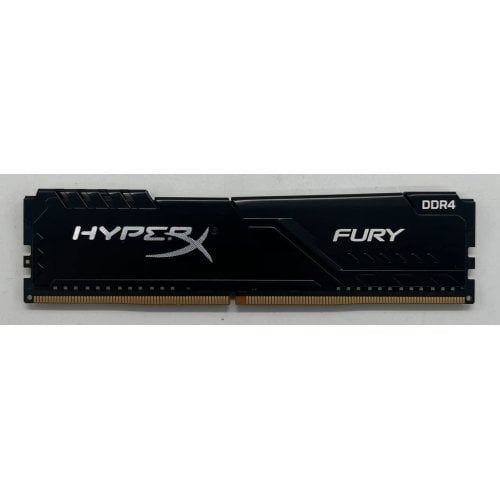 Купить Озу HyperX DDR4 8GB 2666Mhz Fury Black (HX426C16FB3/8) (Восстановлено продавцом, 684391) с проверкой совместимости: обзор, характеристики, цена в Киеве, Днепре, Одессе, Харькове, Украине | интернет-магазин TELEMART.UA фото