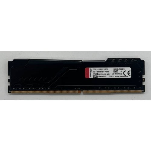 Купить Озу HyperX DDR4 8GB 2666Mhz Fury Black (HX426C16FB3/8) (Восстановлено продавцом, 684391) с проверкой совместимости: обзор, характеристики, цена в Киеве, Днепре, Одессе, Харькове, Украине | интернет-магазин TELEMART.UA фото