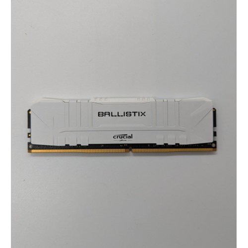 Купить Озу Crucial DDR4 8GB 3000Mhz Ballistix White (BL8G30C15U4W) (Восстановлено продавцом, 684453) с проверкой совместимости: обзор, характеристики, цена в Киеве, Днепре, Одессе, Харькове, Украине | интернет-магазин TELEMART.UA фото