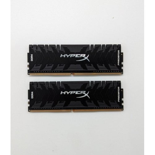 Озп HyperX DDR4 16GB (2x8GB) 2666Mhz Predator (HX426C13PB3K2/16) (Відновлено продавцем, 684457) купити з перевіркою сумісності: огляд, характеристики, ціна у Києві, Львові, Вінниці, Хмельницькому, Івано-Франківську, Україні | інтернет-магазин TELEMART.UA фото