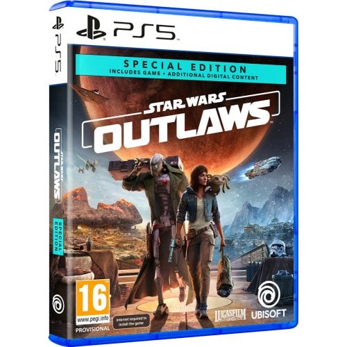 Купить Игра Star Wars Outlaws - Special Edition (PS5) Blu-ray (3307216284437) - цена в Харькове, Киеве, Днепре, Одессе
в интернет-магазине Telemart фото