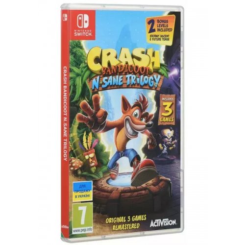 Купити Гра Crash Bandicoot N'sane Trilogy (Nintendo Switch) (1067544) - ціна в Києві, Львові, Вінниці, Хмельницькому, Франківську, Україні | інтернет-магазин TELEMART.UA фото