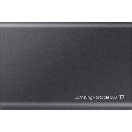 SSD-диск Samsung T7 4TB USB 3.2 (MU-PC4T0T/WW) Grey купити з перевіркою сумісності: огляд, характеристики, ціна у Києві, Львові, Вінниці, Хмельницькому, Івано-Франківську, Україні | інтернет-магазин TELEMART.UA фото