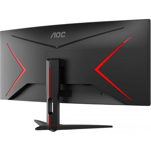 Купити Монітор AOC 34" CU34G2XE/BK Black/Red - ціна в Києві, Львові, Вінниці, Хмельницькому, Франківську, Україні | інтернет-магазин TELEMART.UA фото