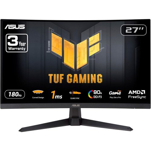 Купить Монитор Asus 27" TUF Gaming VG27VQ3B (90LM0A90-B01170) Black - цена в Харькове, Киеве, Днепре, Одессе
в интернет-магазине Telemart фото