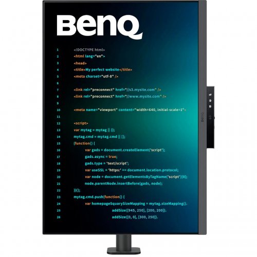 Купить Монитор BenQ 28.2" RD280UA (9H.LM2LJ.TBE) Metallic Grey - цена в Харькове, Киеве, Днепре, Одессе
в интернет-магазине Telemart фото