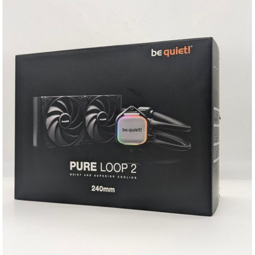 Готова сво Be Quiet! Pure Loop 2 240mm (BW017) (Стан нового, 684725) купити з перевіркою сумісності: огляд, характеристики, ціна у Києві, Львові, Вінниці, Хмельницькому, Івано-Франківську, Україні | інтернет-магазин TELEMART.UA фото