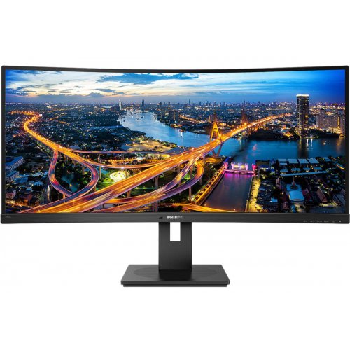 Купити Монітор Philips 34" 345B1C/00 Black - ціна в Києві, Львові, Вінниці, Хмельницькому, Франківську, Україні | інтернет-магазин TELEMART.UA фото