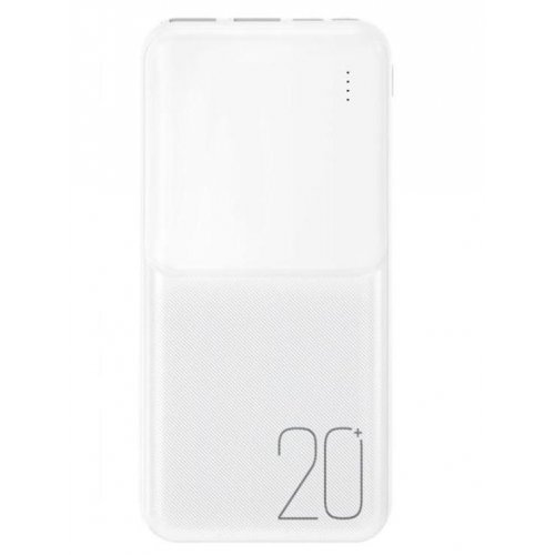 Купити Powerbank XO PR252 20000mAh 10W White - ціна в Києві, Львові, Вінниці, Хмельницькому, Франківську, Україні | інтернет-магазин TELEMART.UA фото