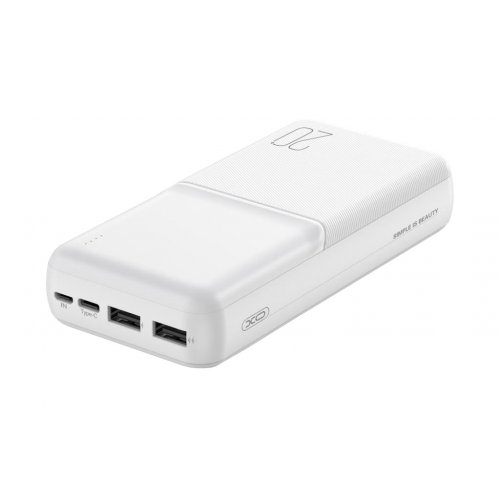 Купити Powerbank XO PR252 20000mAh 10W White - ціна в Києві, Львові, Вінниці, Хмельницькому, Франківську, Україні | інтернет-магазин TELEMART.UA фото