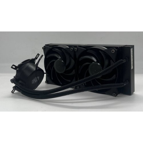 Готова сво Cooler Master MasterLiquid Lite 240 (MLW-D24M-A20PW-R1) (Відновлено продавцем, 684792) купити з перевіркою сумісності: огляд, характеристики, ціна у Києві, Львові, Вінниці, Хмельницькому, Івано-Франківську, Україні | інтернет-магазин TELEMART.UA фото