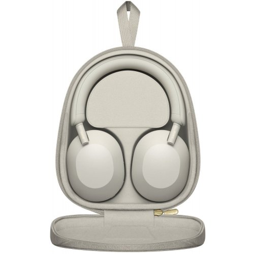 Купить Наушники Sony WH-1000XM5 (WH1000XM5S.CE7) Silver - цена в Харькове, Киеве, Днепре, Одессе
в интернет-магазине Telemart фото