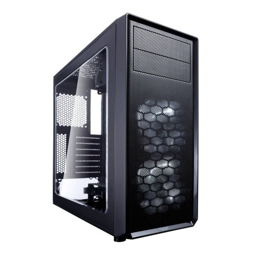 Корпус Fractal Design Focus G Window без БП (FD-CA-FOCUS-BK-W) Black (Відновлено продавцем, 684945) купити з перевіркою сумісності: огляд, характеристики, ціна у Києві, Львові, Вінниці, Хмельницькому, Івано-Франківську, Україні | інтернет-магазин TELEMART.UA фото