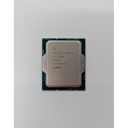 Процесор Intel Core i3-14100F 3.5(4.7)GHz 12MB s1700 Box (BX8071514100F) (Відновлено продавцем, 684964) купити з перевіркою сумісності: огляд, характеристики, ціна у Києві, Львові, Вінниці, Хмельницькому, Івано-Франківську, Україні | інтернет-магазин TELEMART.UA фото